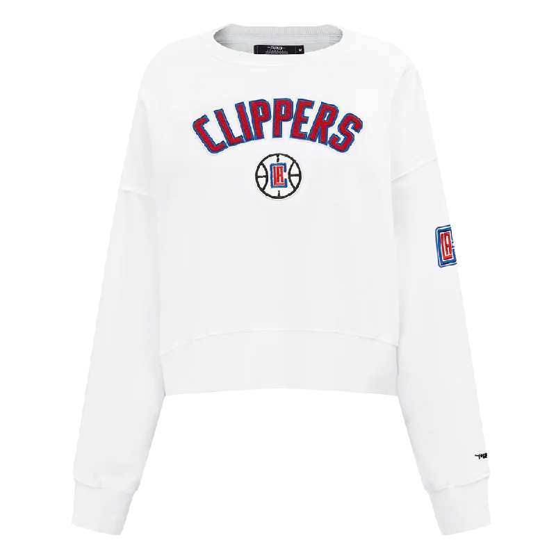 SUDADERA DE CUELLO REDONDO NBA LOS ANGELES CLIPPERS CLASSIC ESSENTIALS PARA MUJER