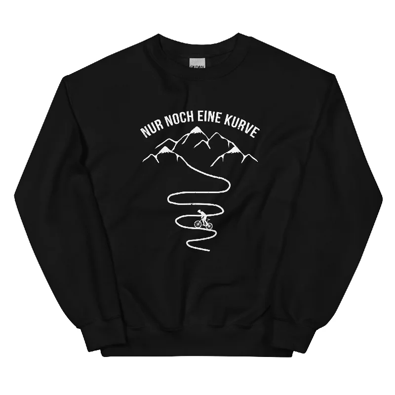 Nur noch eine Kurve und Radfahrer - Sweatshirt (Unisex)