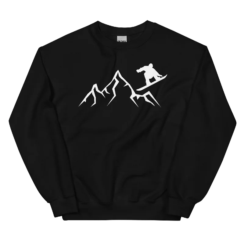 Berge - Snowboarding - (24) - Sweatshirt (Unisex)