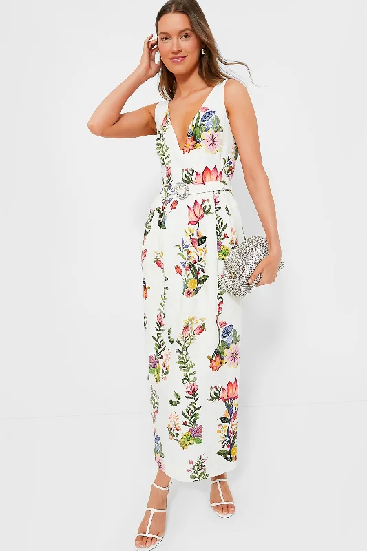 Sierra Jungle White Jules Dress