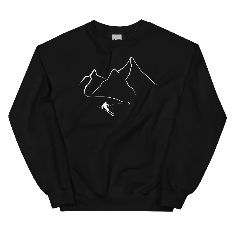 Berge - Skifahren - (32) - Sweatshirt (Unisex)