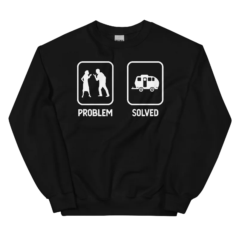 Problem Solved - Camping Caravan - Sweatshirt (Unisex)