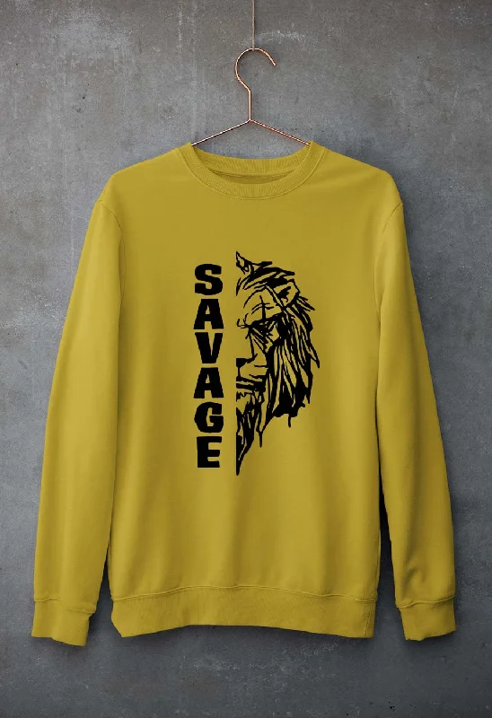 Savage Lion Unisex Sweatshirt for Men/Women