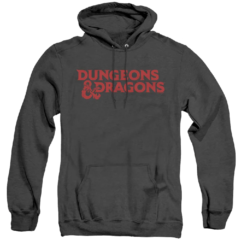 Dungeons & Dragons Type Logo - Heather Pullover Hoodie