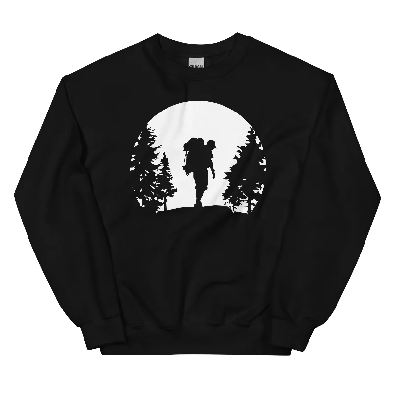 Moon - Wandern - (10) - Sweatshirt (Unisex)