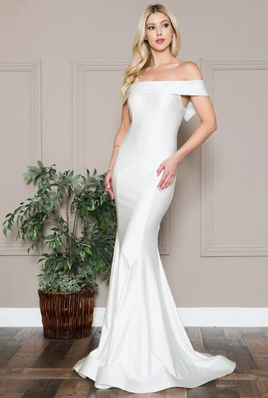 OFF SHOULDER MERMAID GOWN