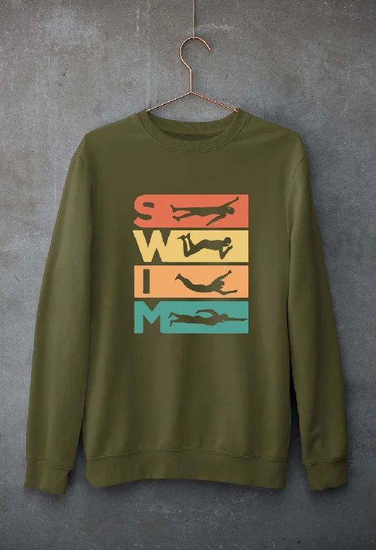 Swimming Unisex Sweatshirt for Men/Women