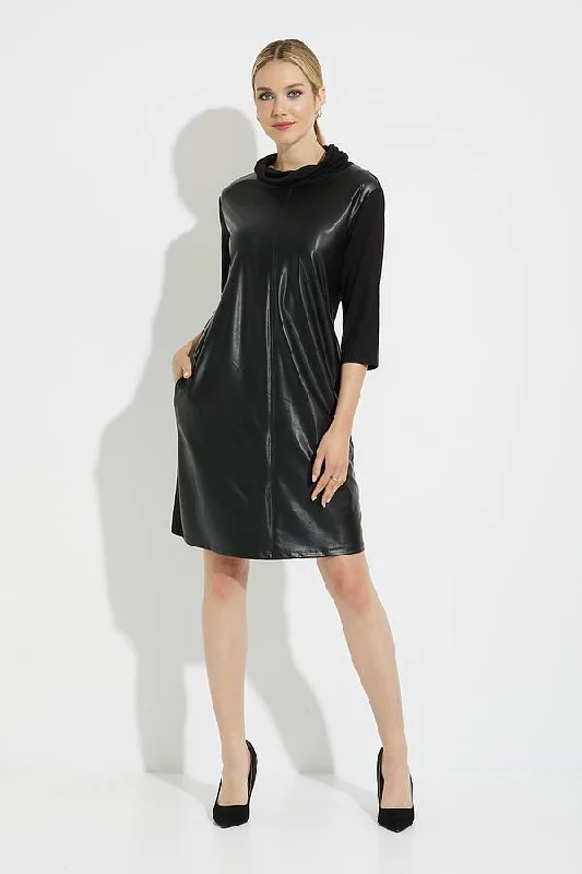 Joseph Ribkoff Leatherette Dress