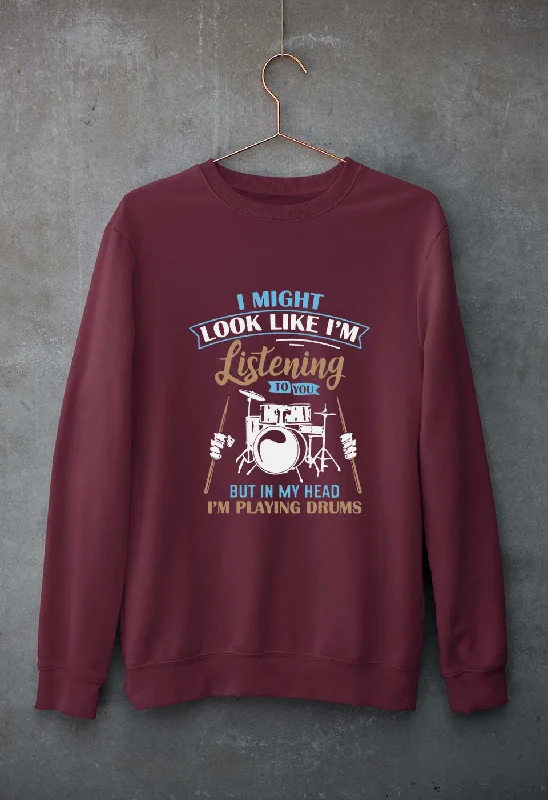 Drummer Unisex Sweatshirt for Men/Women