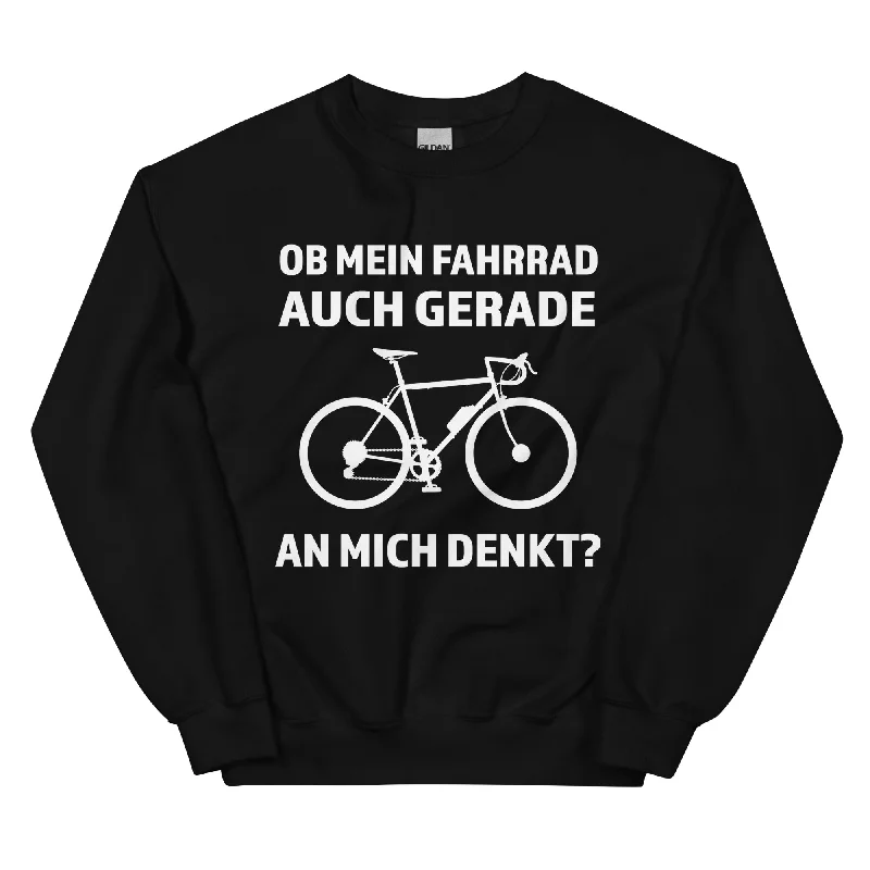 Ob mein Fahrrad gerade an mich denkt - Sweatshirt (Unisex)