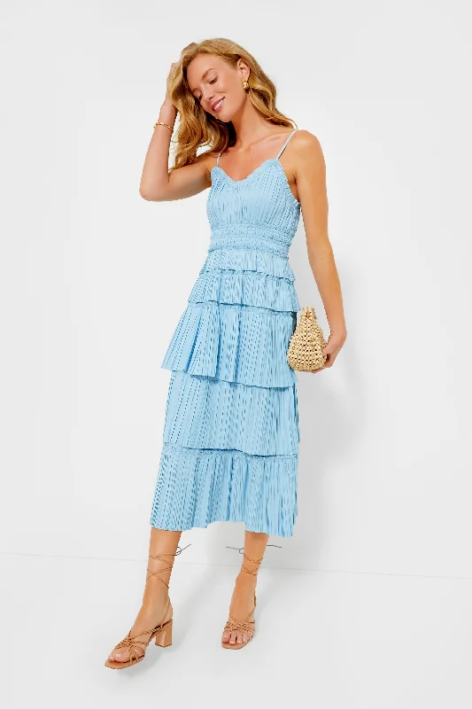 Sky Parcie Crinkle Tank Dress