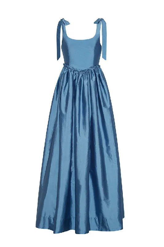 The Marie Dress in Azure Blue