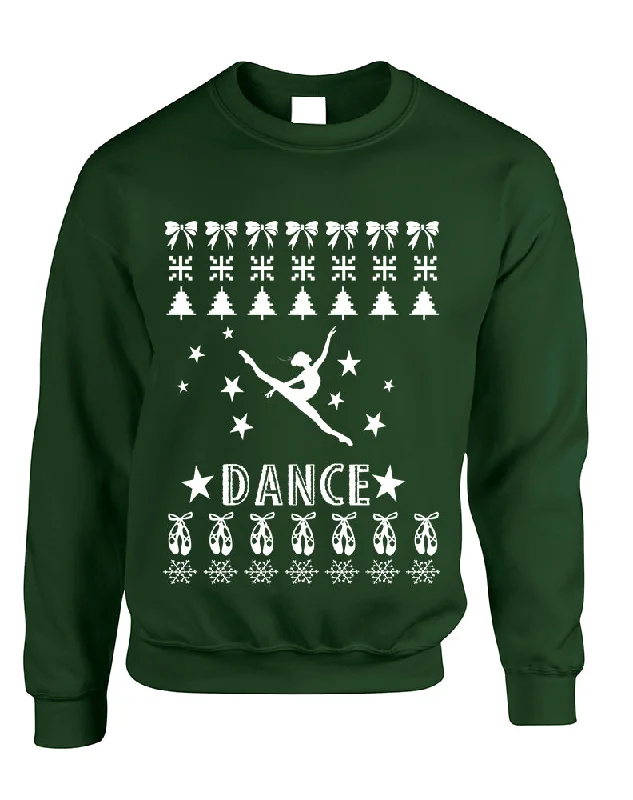 Adult Sweatshirt Dance Ugly Xmas Love Dancing Shirt Cute Gift