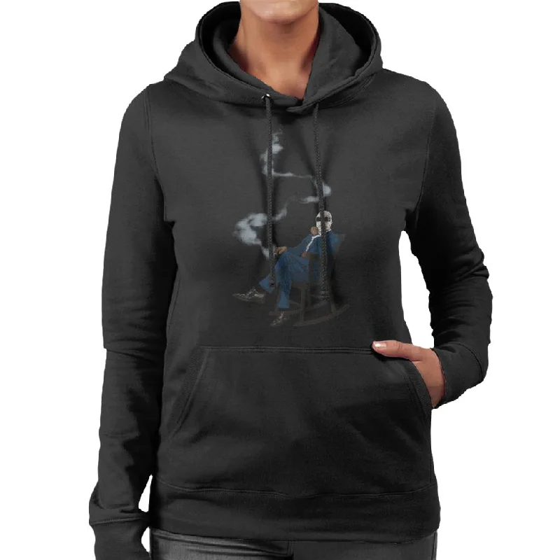 The Invisible Man In Chair Women's Hooded Sweatshirt