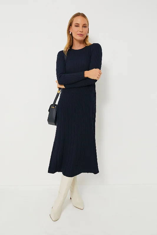 Navy Eletta Dress