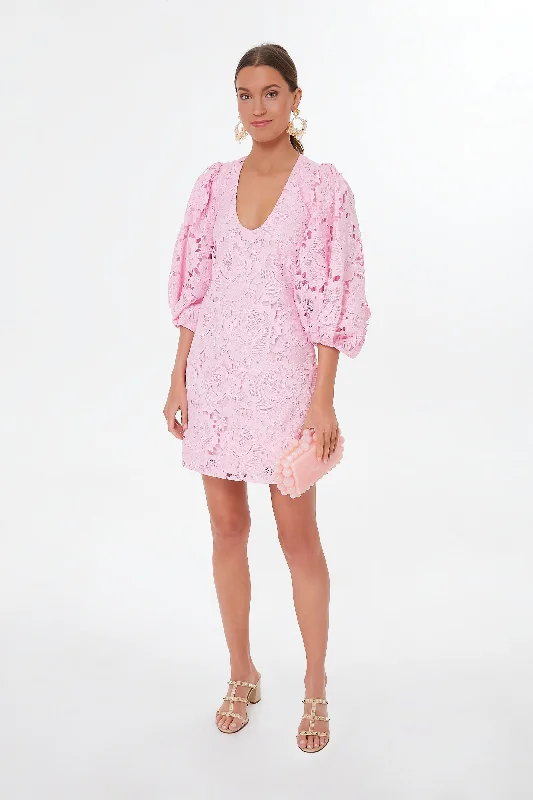 Foxglove Short Lace Dress