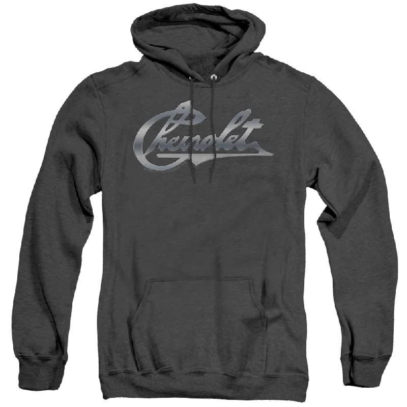 Chevrolet Chrome Vintage Chevy Bowtie - Heather Pullover Hoodie