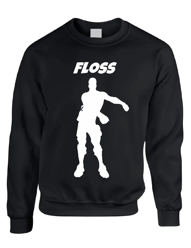 Adult Sweatshirt Floss White Flossing Trending Dance Gift Dancer Top