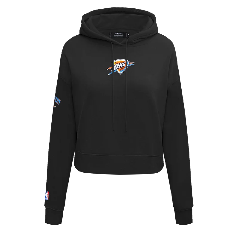 SUDADERA CON GORRO NBA OKLAHOMA CITY THUNDER CLASSIC ESSENTIALS PARA MUJER