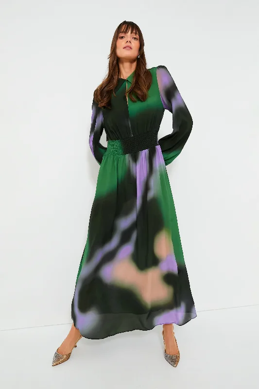 Green Fade Amber Dress