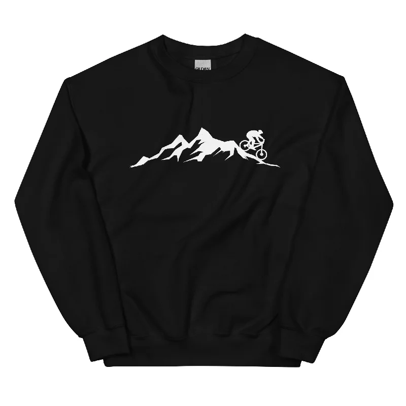 Berge - Mountainbike - (M) - Sweatshirt (Unisex)