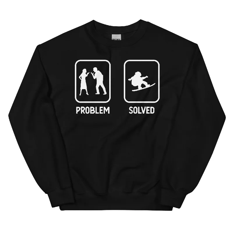 Problem Solved - Mann Snowboarding - Sweatshirt (Unisex)