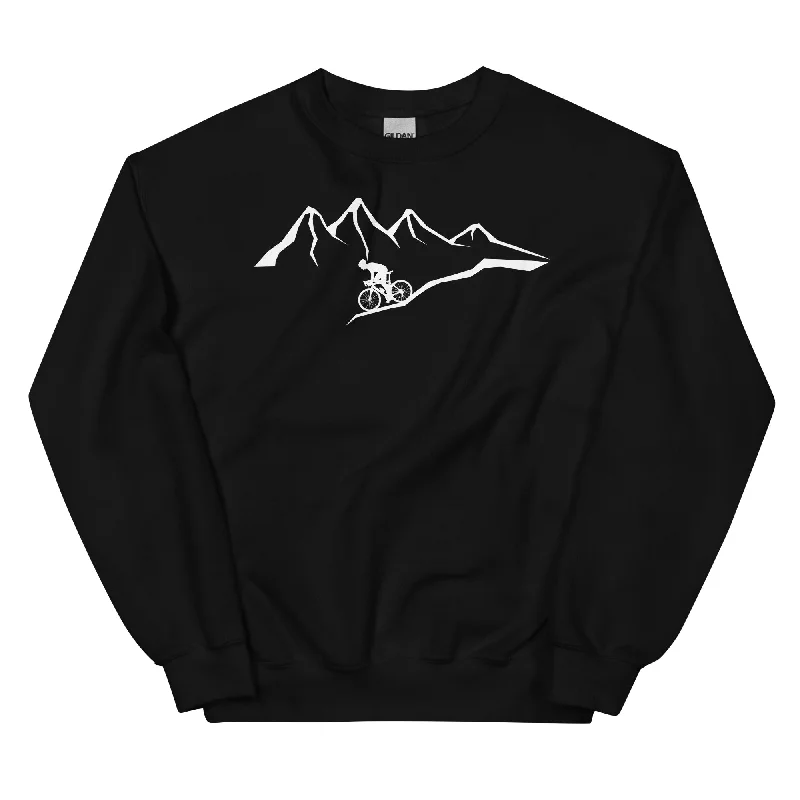 Berge - Radfahren - (14) - Sweatshirt (Unisex)